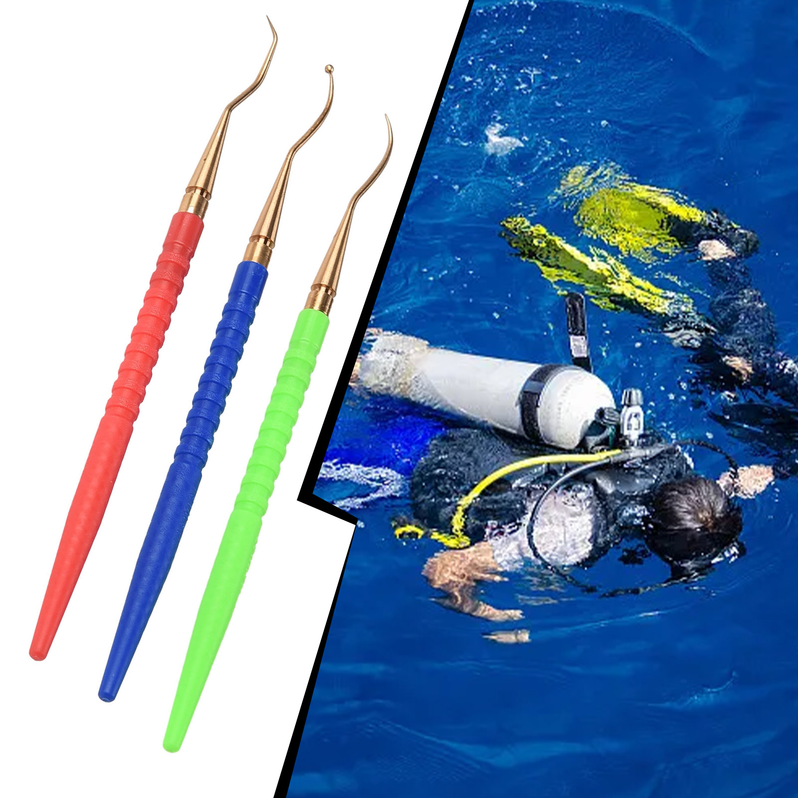 Juego de 3 ganchos de latón pa - Snorkel Set reseña y precio