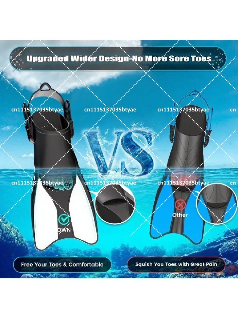 Aletas de buceo profesionales  - Snorkeling Gear reseña y precio